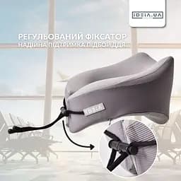 Подушка Ideia рогалик ортопедична дорожня TRAVEL 27х26х17 см 8-35859 - мініатюра 4