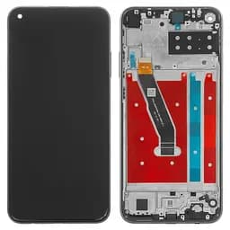 Дисплей Huawei P40 Lite E, Y7p, чорний, з рамкою, High, ART-L28/ART-L29/ART-L29N