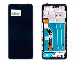 Дисплей для Samsung A525 Galaxy A52, A526 Galaxy A52 5G, чорний, з рамкою, original LCD size, (OLED)