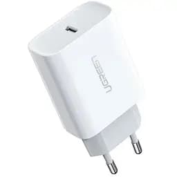 Зарядное устройство для Ugreen CD137 Type-C PD 20 W Charger белое