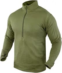 Термокофта Condor Base II Zip Pullover M Olive drab