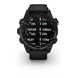Спортивний годинник Garmin Descent Mk3i – 43 mm Carbon Gray DLC Titanium w. Black Silicone Band (010-02753-10/11) - мініатюра 4