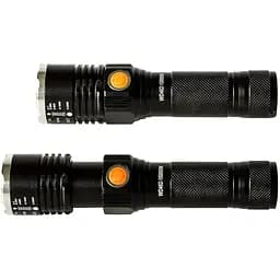Акумуляторний ліхтар WD 462 Zoom світлодіодний ручний - мініатюра 4