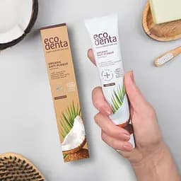 Зубна паста Ecodent Organic проти нальоту з Кокосовим Олієм, 75 мл - мініатюра 2