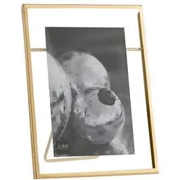 Фоторамка J-Line металева зі склом 10х15 см золота (8126)