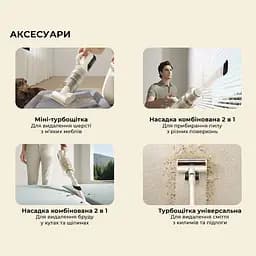 Мийний акумуляторний пилосос Dreame Mova K30 Mix (HMV24A) - мініатюра 3
