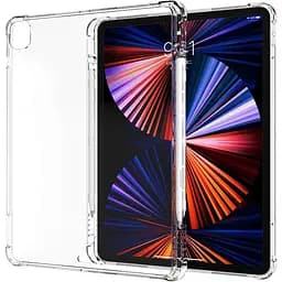 Чехол-накладка DK для Apple iPad Pro 12.9" 5gen 2021 Silicone Corner Air Bag cлот cтилус (015057) clear