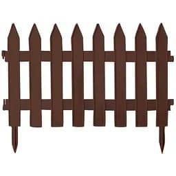 Садова огорожа Prosperplast Garden classic 3.2 м коричнева