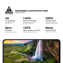 Захисне скло на ZTE Nubia Neo 2 5G з олеофобним покриттям, Pro, повне проклеювання, антистатичний і пиловідштовхуючий шар, 9H, самоклеючеся, 2.5D, на весь екран, антистатичний клей, ArmorStandart (ARM78903) - мініатюра 5