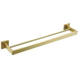 Вішалка подвійна для рушника Rea Erlo 02 brushed gold REA-06909 Золотий