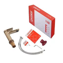 Змішувач для умивальника Koer KB-10028-12 KR5291 Золотий - мініатюра 3