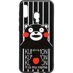 Чохол-накладка Toto Cartoon Print Glass Case Samsung Galaxy A20/A30 Kumamon