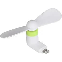 Вентилятор мобильный Lightning бело-зеленый