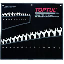 Комплект ключів комбінованих 26 шт 6-32 мм Super-Torque Toptul hoz0007943