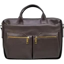 Сумка для ноутбука Tarwa зі шкіри чероки Коричнева GC-7122-3md