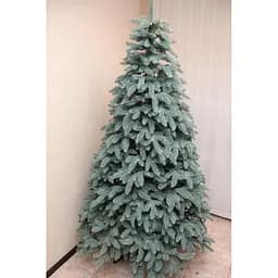Штучна пухнаста ялинка Преміум (висота 3.50 м) лита (Блакитна)