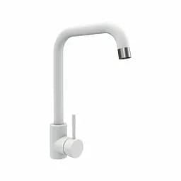 Смеситель для кухни Platinum NА3008B белый