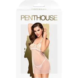 Эротический пеньюар и трусики Penthouse All Yours белый Размер l/xl