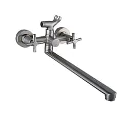 Змішувач для ванни Globus Lux Dukat SD4-208 000024961 Нержавіюча сталь - мініатюра 2