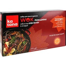 Набір Katana WOK Локшина соба в соусі Блек Пеппер 470 г - мініатюра 2