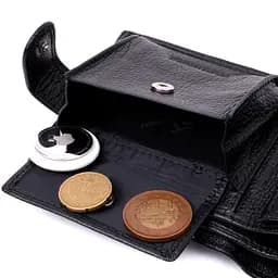 Чоловічий шкіряний портмоне ST Leather 11,3х9,5х2 см acs0028280 - мініатюра 6