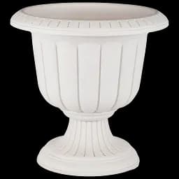 Горшок для цветов Serinova на ножке Nergiz, 9.8 л, белый (N001-Beyaz)