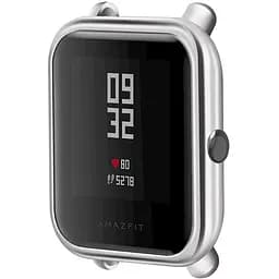 Захисний чохол Tamister для смартгодинника Amazfit Bip / Bip Lite / Bip S сріблястий