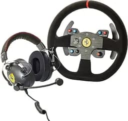 Руль и гарнитура ThrustMaster Race Kit Ferrari 599XX EVO Edition With Alcantara PC/PS4/PS3 (4160771)
