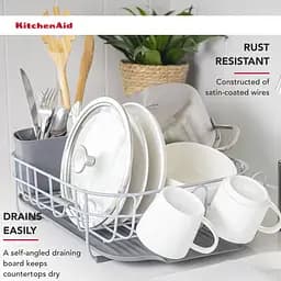Підставка для сушки посуду KitchenAid Sinkware сіра (KEG197OSGR) - мініатюра 11