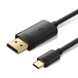 Кабель Vention USB-C to DP 4K@60Hz HD Cable 1.5m Black (CRJBG)