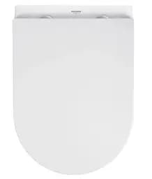 Унітаз підвісний безобідковий Kroner Armada WHI513636 RIMLESS з сидінням Slim Duroplast / Soft-close / Quick relase (KA513636WHIR) (CV029610) - мініатюра 8