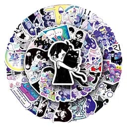 Стікерпак Оморі Набір наклейок GeekLand Omori 50 штук