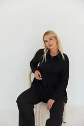 Блуза для вагітних та годуючих мам класична Venice Lullababe розмір S (42) Чорний - мініатюра 6