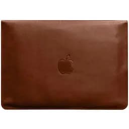 Кожаный чехол-конверт BlankNote на магнитах для MacBook Air 15 (2023) Светло-коричневый