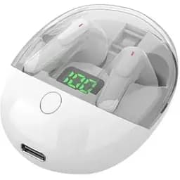 Наушники беспроводные TWS Pro One с боксом для зарядки White (16505)