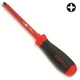 Отвертка Toptul диэлектрическая PH2x100 мм (1000V) (FBEB0210)