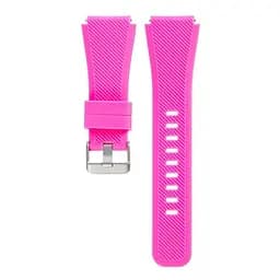 Силіконовий ремінець Watchbands для Samsung Gear S3 - рожевий (WB001PINK3) - мініатюра 2