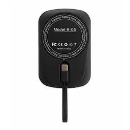 Портативна магнітна батарея 10000 mAh 15W XON PowerBank Magnetic (YC2X2 5583) Чорна