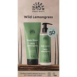 Подарунковий набір Urtekram Дикий лемонграс: гель для душу 200 мл + лосьйон для тіла 245 мл