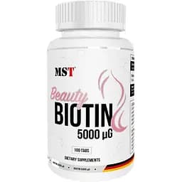 Витамины и минералы MST Biotin 5000 Beauty 100 таблеток