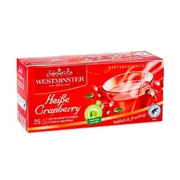 Чай Westminster Зимний Клюква, 75 г (25 шт. х 3 г) (895446)
