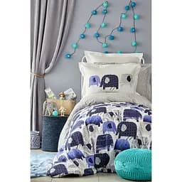 Комплект постільної білизни Karaca Home Підлітковий Блакитний 000164664