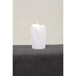 LED свічка 263 9 см Білий (6956586596564A)