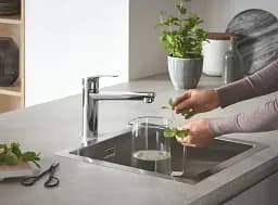 Змішувач для мийки Grohe EuroSmart одноважільний Хром 30412 - мініатюра 6