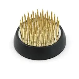 Круглий японський тримач для квітів Kenzan, діаметром 3,4 см з латуні, 1 шт.