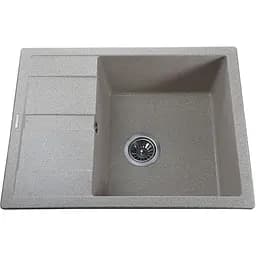 Гранітна мийка Globus Lux One мигдаль 650х500мм-А0008