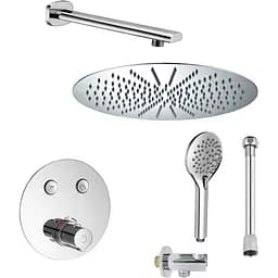 Душова система прихованого монтажу Imprese Centrum SET20220110, Хром