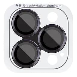Захисне скло Metal Classic на камеру (у упак.) для Apple iPhone 16 Pro (6.3) / 16 Pro Max (6.9) Чорний / Black