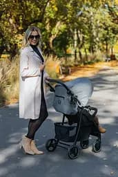 Прогулянкова коляска 4Baby Rapid XXIII Melange Grey - мініатюра 5