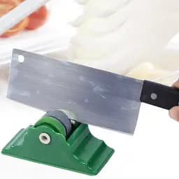 Точилка універсальна для ножів та ножиць кругла на підставці 12.5 см, Kitchen Master 84111 - мініатюра 3